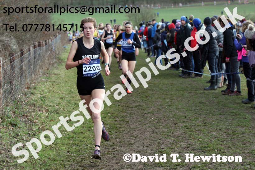 Womens under-17s 2019 British Athletics Inter Counties Cross Country, Prestwood Hall, Loughborough. Photo:  David T. Hewitson/Sports for All Pics
